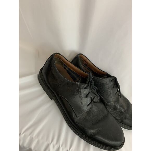 15M Clarks Men\'s Stratton Way 02520 Plus Black Leather Office Oxfords Shoes main image 5